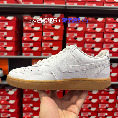 耐克男鞋黑棕防滑休闲运动板鞋