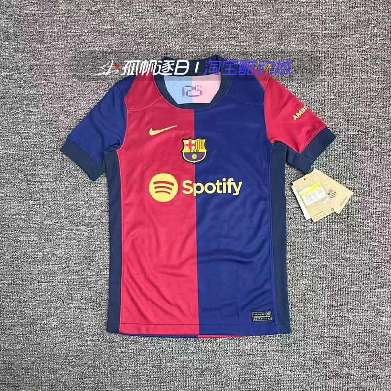 Nike耐克童装大童徽标印花速干透气球衣足球服短袖T恤FN9153-456