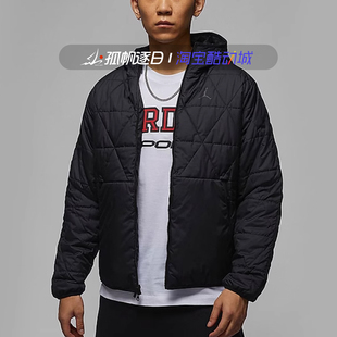 222 231 耐克Jordan男子防风保暖休闲连帽棉服夹克外套FZ3163 010