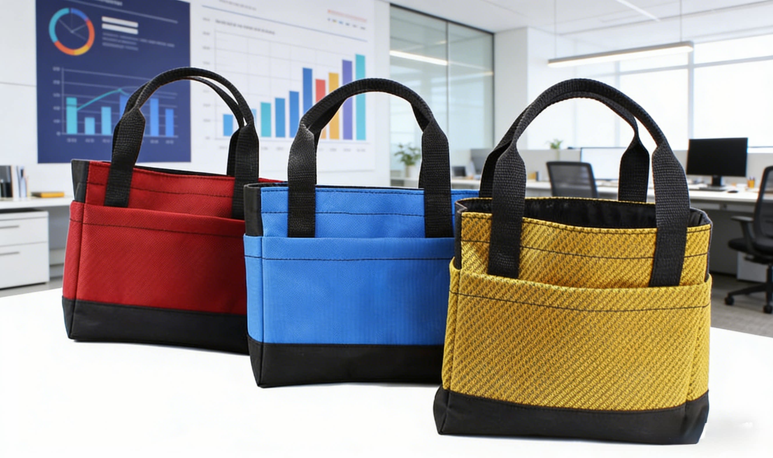 达磨工具包黑色配黄色边牛筋布材质结实耐用多口袋设计