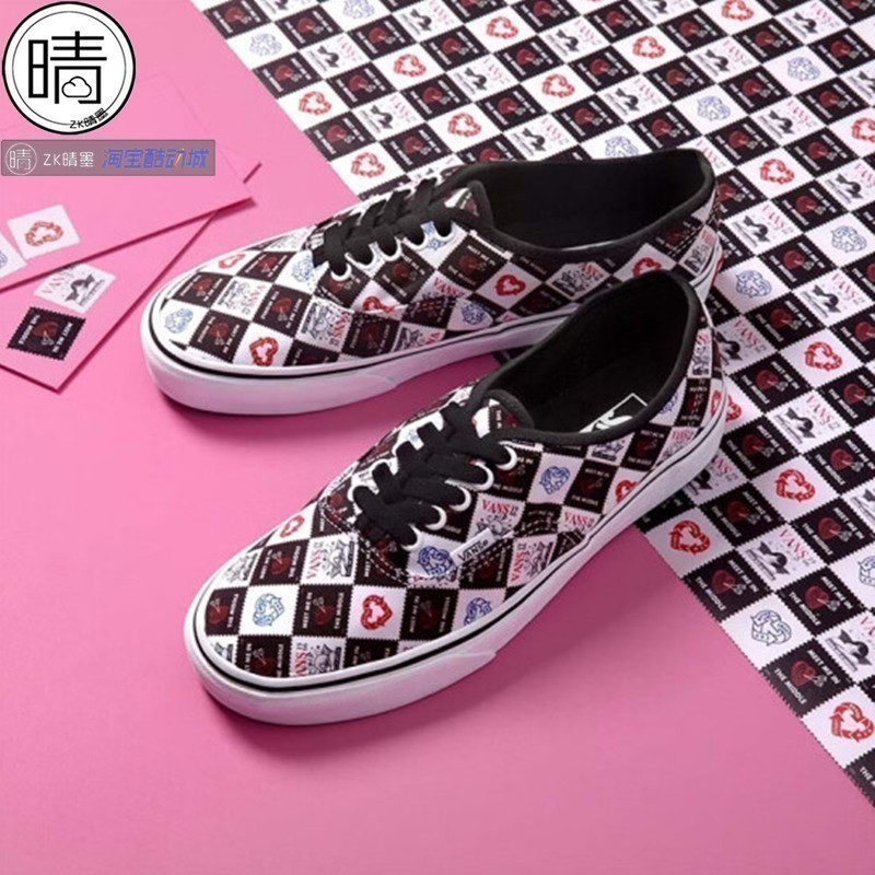VANSAuthentic情人节限定帆布鞋