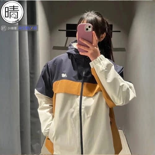 New balance 连帽工装加绒冲锋衣外套AMJ41300-BK AMJ41300-ECL