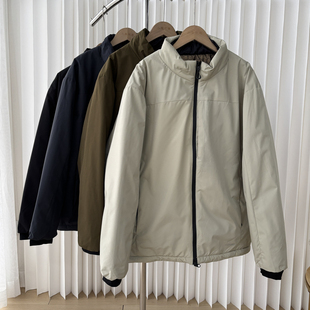 劝你买  老公款冬装 简约上衣加厚防风夹克保暖棉服外套/000727