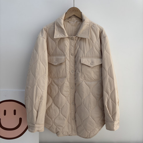 薄棉衣 冬季新款百搭加厚保暖显瘦不臃肿单排扣棉服11F1/001270