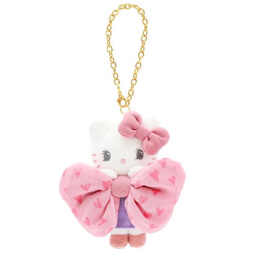 日本usj环球影城hellokitty挂件凯蒂猫kt公仔蝴蝶结玩偶毛绒书包