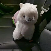 羊驼车内除味新车除甲醛去异味草泥马公仔摆件汽车用活性炭竹炭包