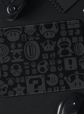 超级玛丽马里奥游戏电竞cs鼠标垫类99细面布垫FPS控制滑鼠垫桌垫