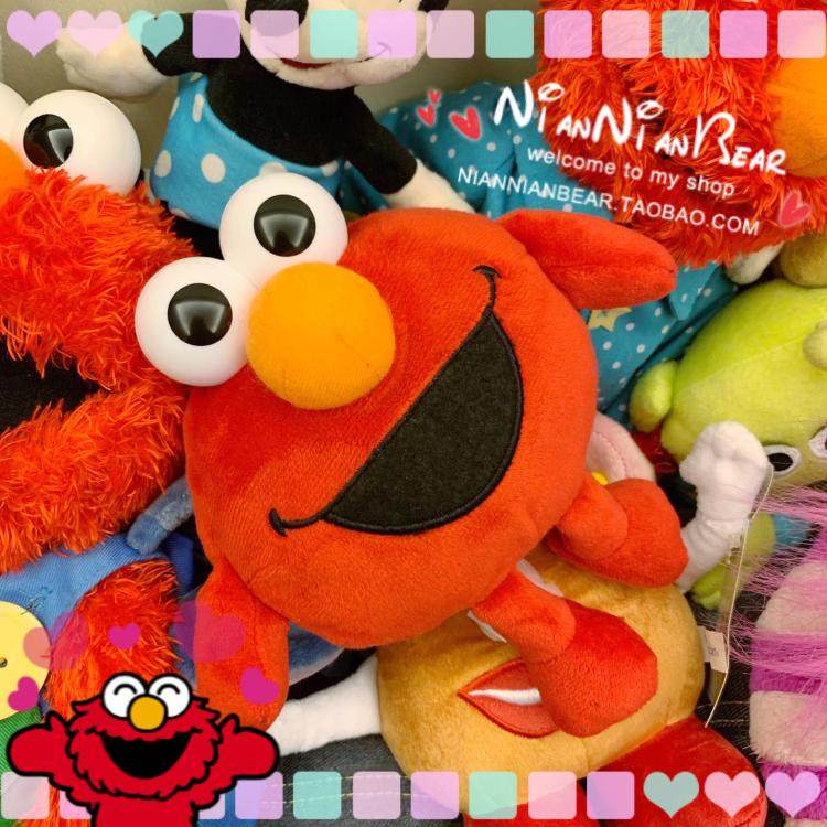 芝麻街sesame street elmo cookies毛绒公仔玩偶