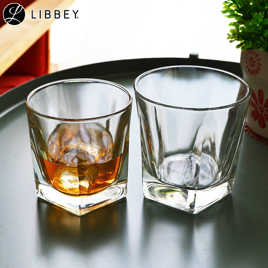 Libbey酒吧五角底钢化玻璃啤酒杯图片