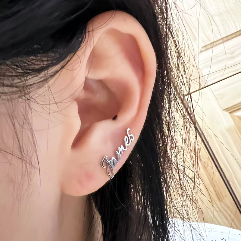 James赵雨凡同款耳钉