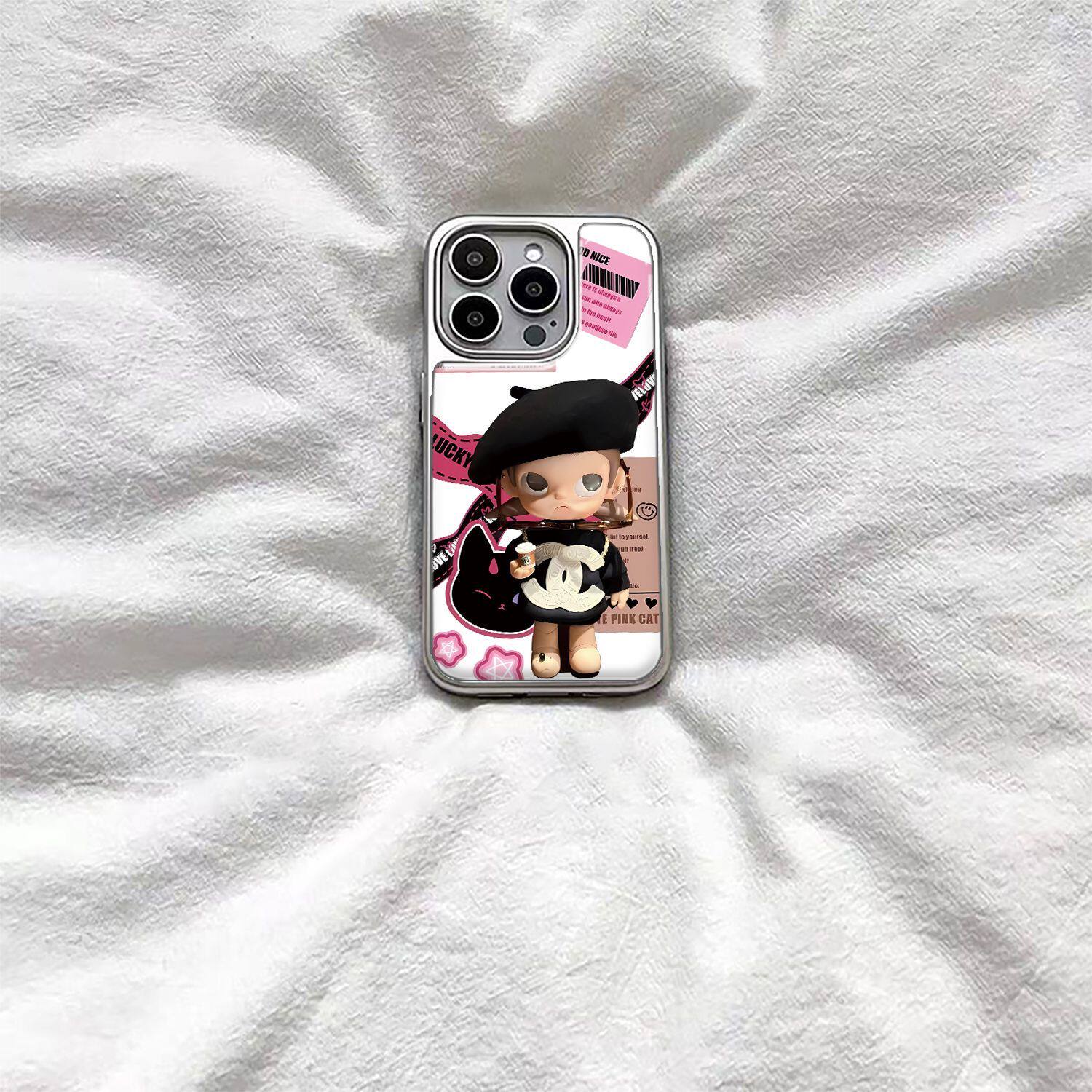 ins古早可爱嘎子姐滴胶手机壳适用苹果iPhone17promax手机壳软边16防摔15原创小米141312/11华为mate60P780