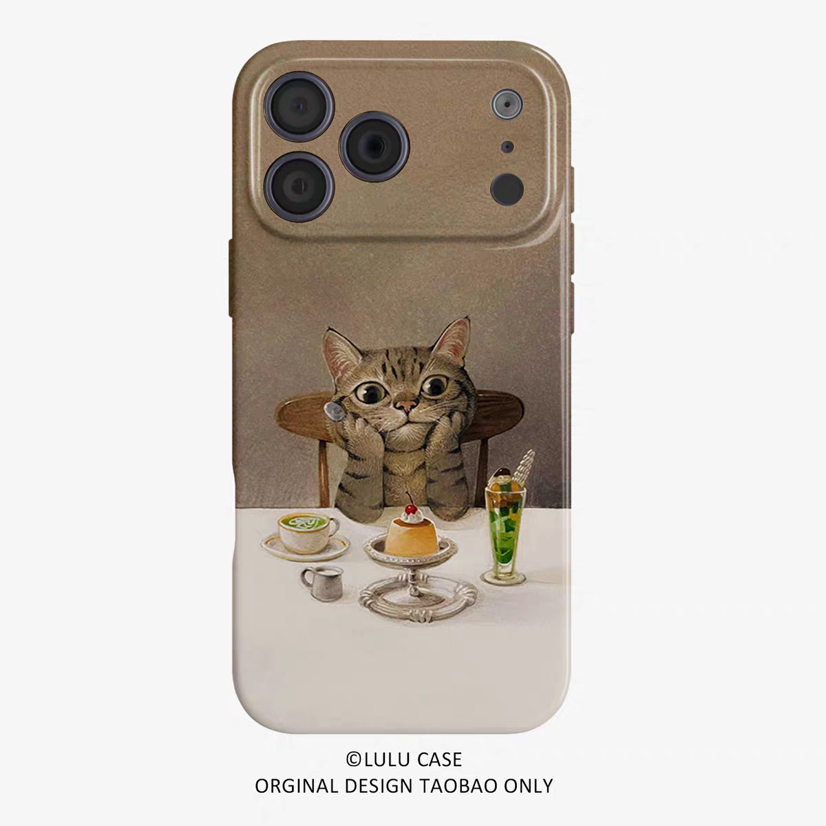 ins千金下午茶猫适用苹果17手机壳菲林二合一nova13华为p80mate70小米15个性艺术opporeno14荣耀300iPhone16