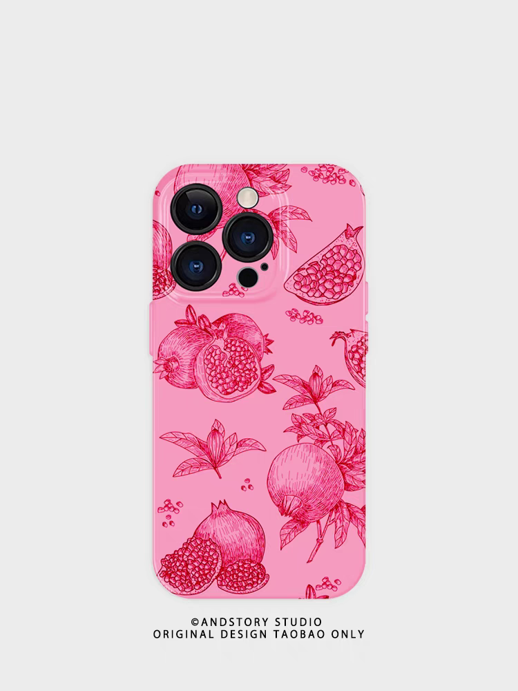 素描番石榴~iPhone苹果15promax新款手机壳十五高级感艺术小米14美术生设计师13/12小众不撞款适用p50华为p60