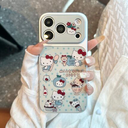 秒变17ins风波点kt小猫适用苹果17promax手机壳iPhone16pro新款air高级15小众14plus创意13pro全包12防摔硬壳