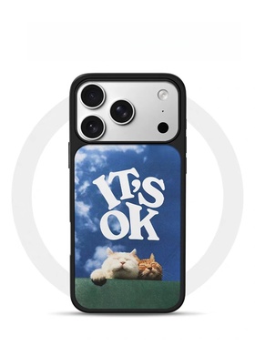 ins风万事OK猫电镀银黑边适用苹果iPhone17promax手机壳16pro小米15Pro保护套华为mate60P70防摔三星S23软壳
