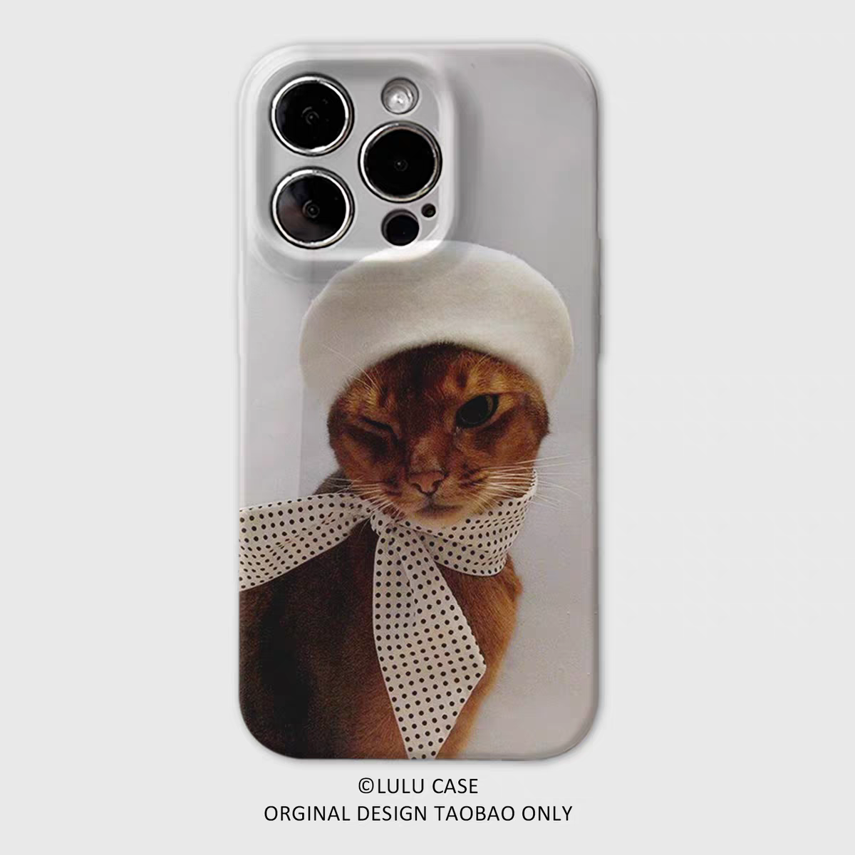 优雅名媛猫咪新款适用iPhone16promax苹果17小米15mate70华为p80nova荣耀400菲林手机壳opporeno一加vivox200