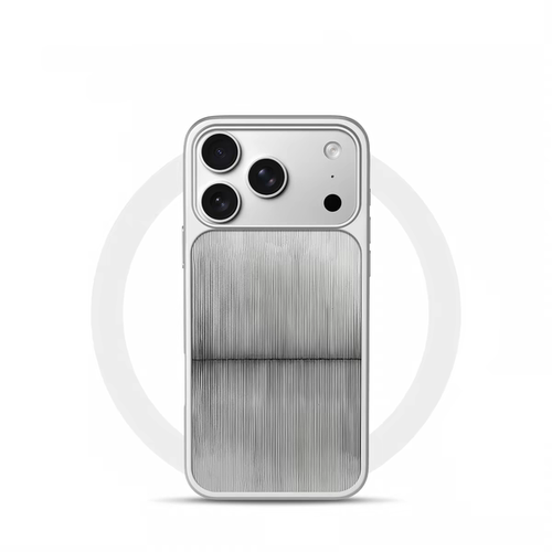 ins风冷调艺术条纹电镀银黑边适用苹果iPhone17promax手机壳16pro小米15Pro保护套华为mate80P70三星S23软壳