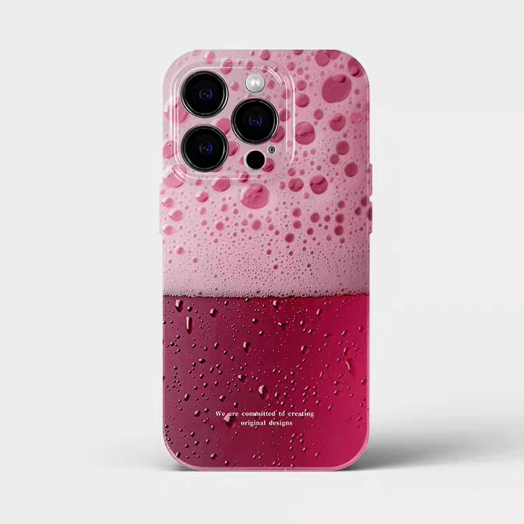 适用iPhone16苹果17promax菲林手机壳14plus夏日透心凉冰镇汽水13简约创意小众不撞款适用oppo小米vivo华为