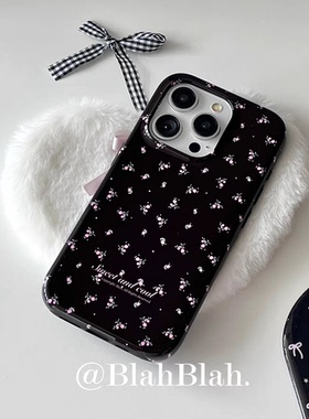 原创ins风甜酷碎花苹果15promax手机壳iPhone14适用13二合一菲林壳12小清新可爱华为小米磨砂78xsmax11个性潮