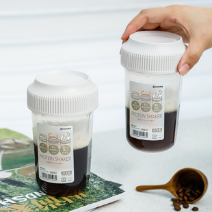 日本进口咖啡摇摇杯蛋白质粉摇杯水杯奶粉冲泡耐高温食品级杯子