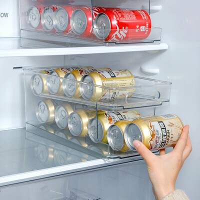 冰箱自动补位易拉罐可乐听装啤酒