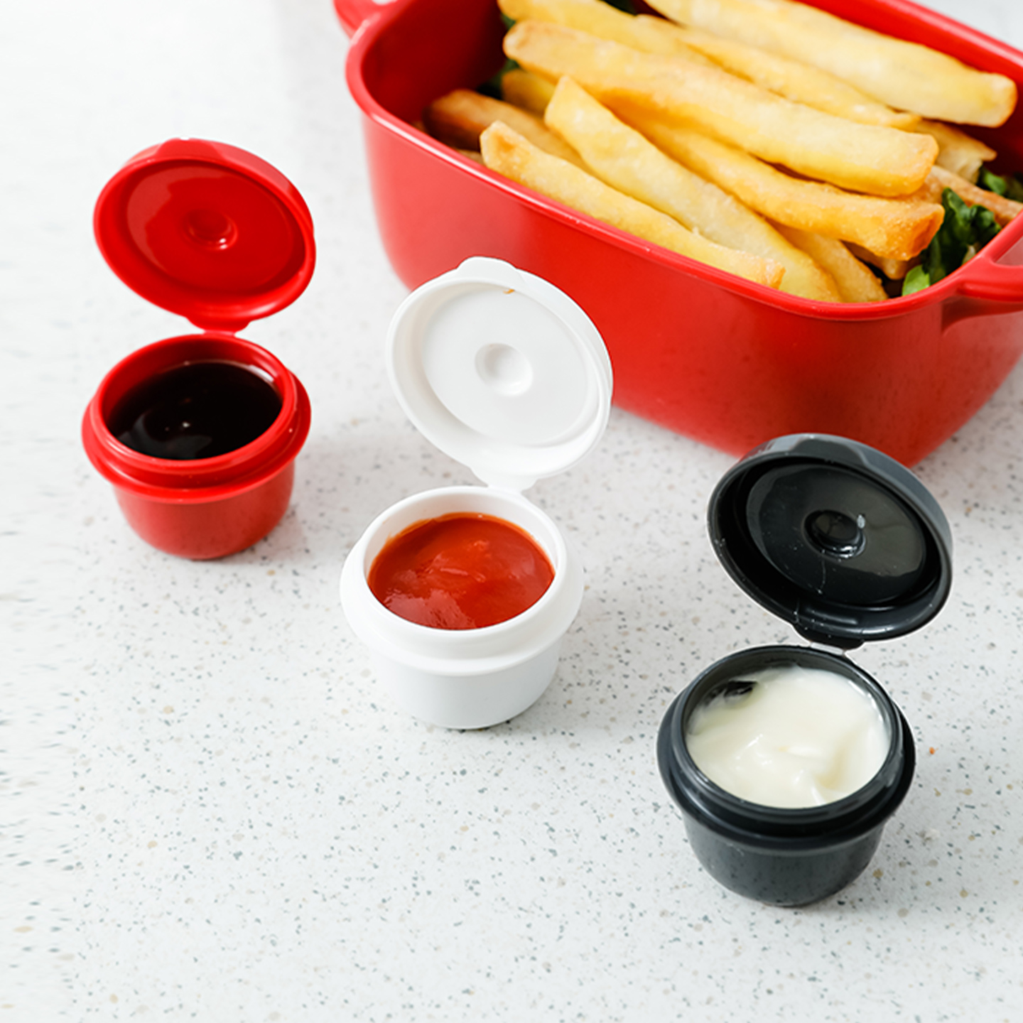 YAMADA仿珐琅陶瓷锅风格密封罐