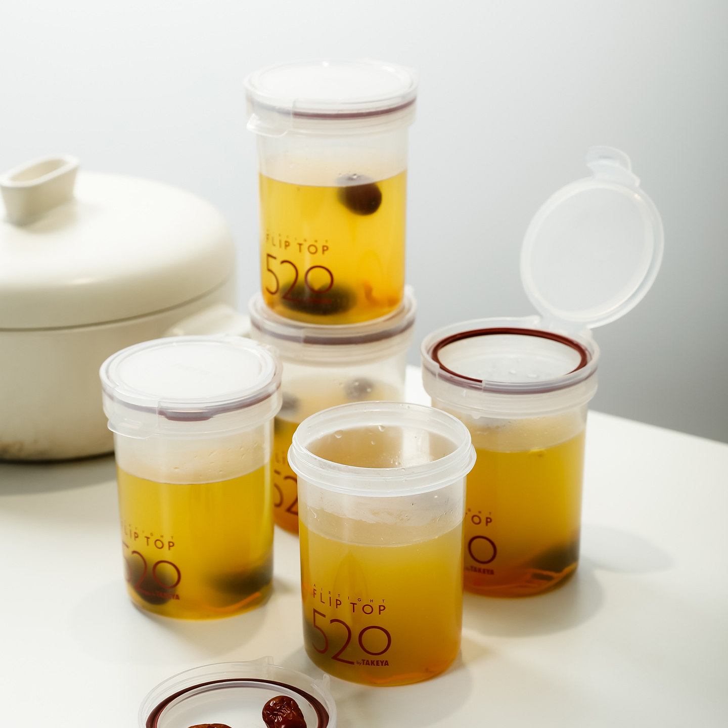 日本进口高汤密封罐可微波食品级分装茶饮罐养生鸡汤冷冻用储存盒