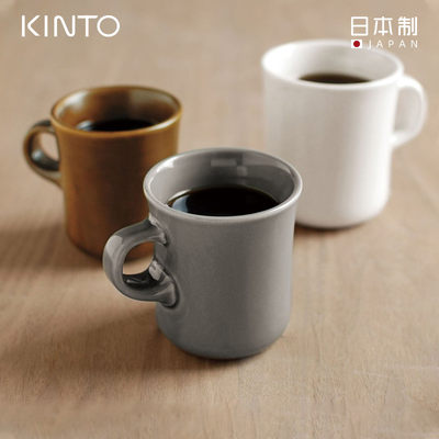 kinto简约风纯色美式陶瓷马克杯
