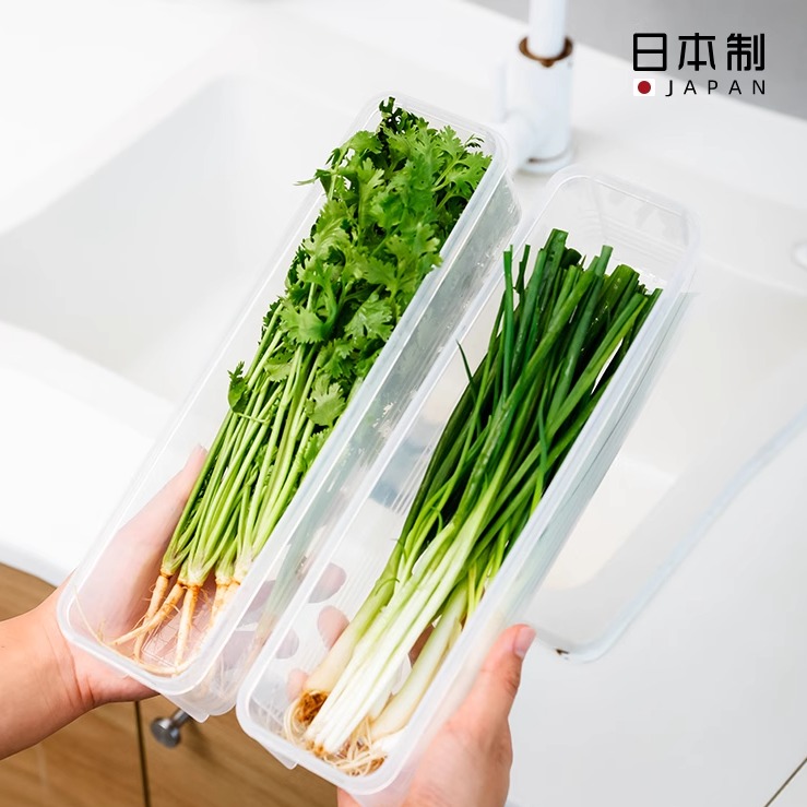 日本进口葱香菜保鲜盒