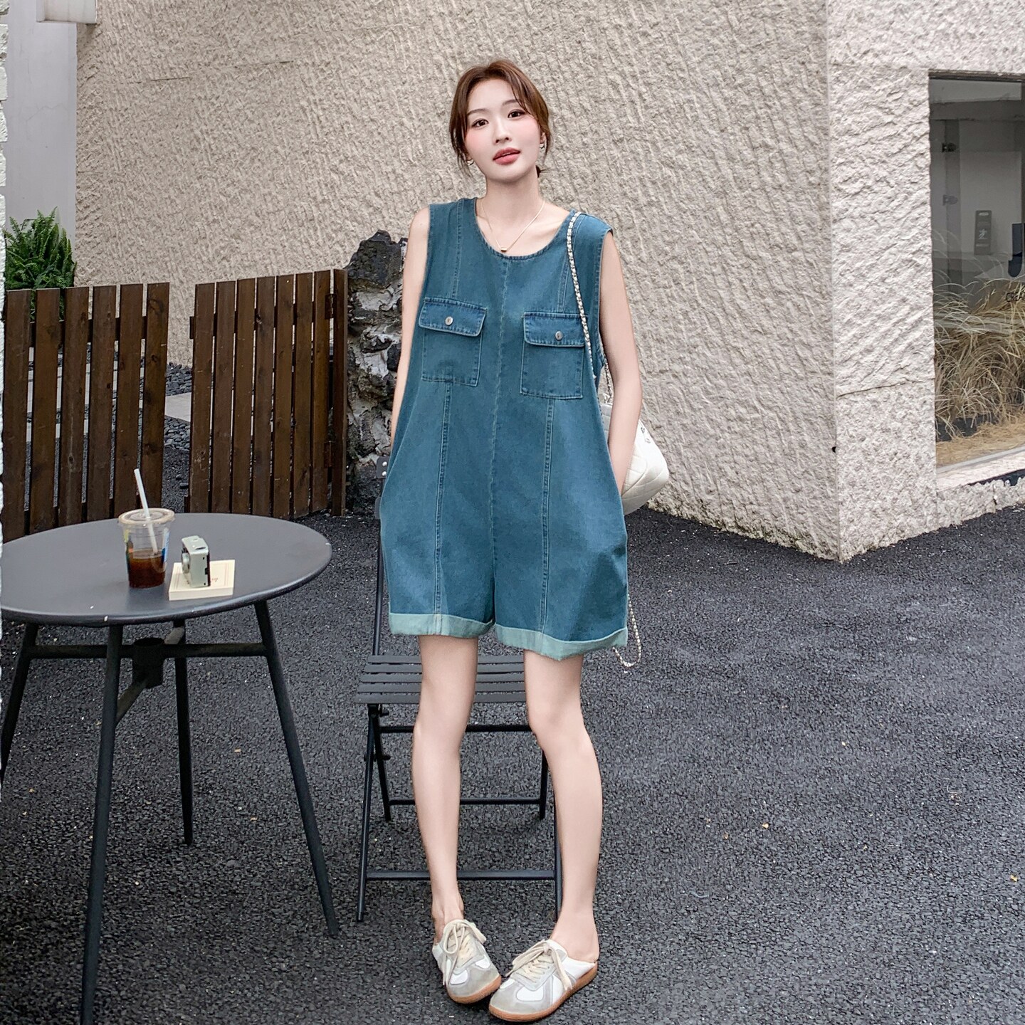 2026夏季新款韩系高级感牛仔连体短裤女8188-P125-K178,女装连衣裙,浙宝115
