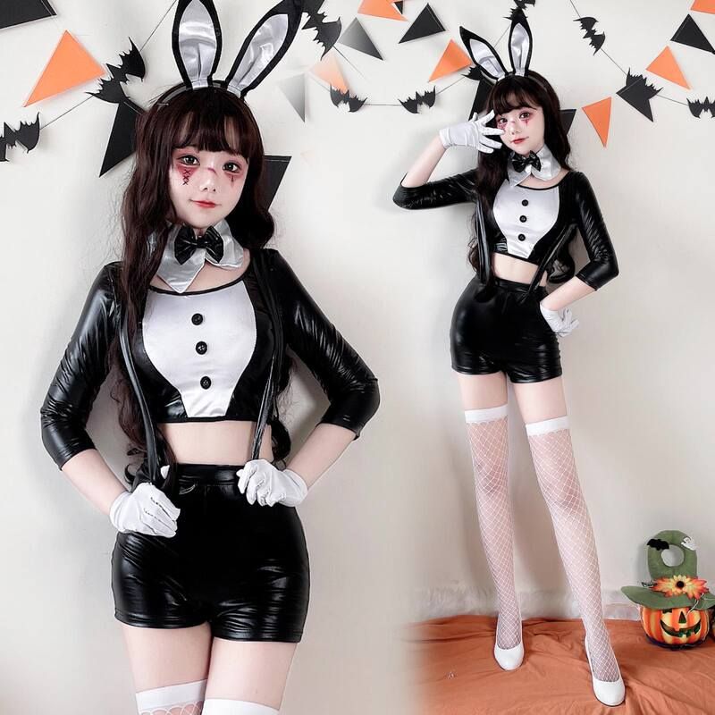 万圣节服装酒吧ds性感兔女郎DJ舞蹈服兔子装舞台gogo领舞装演出服图片