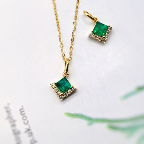 cr-j日系轻奢18k金v字方糖18K金