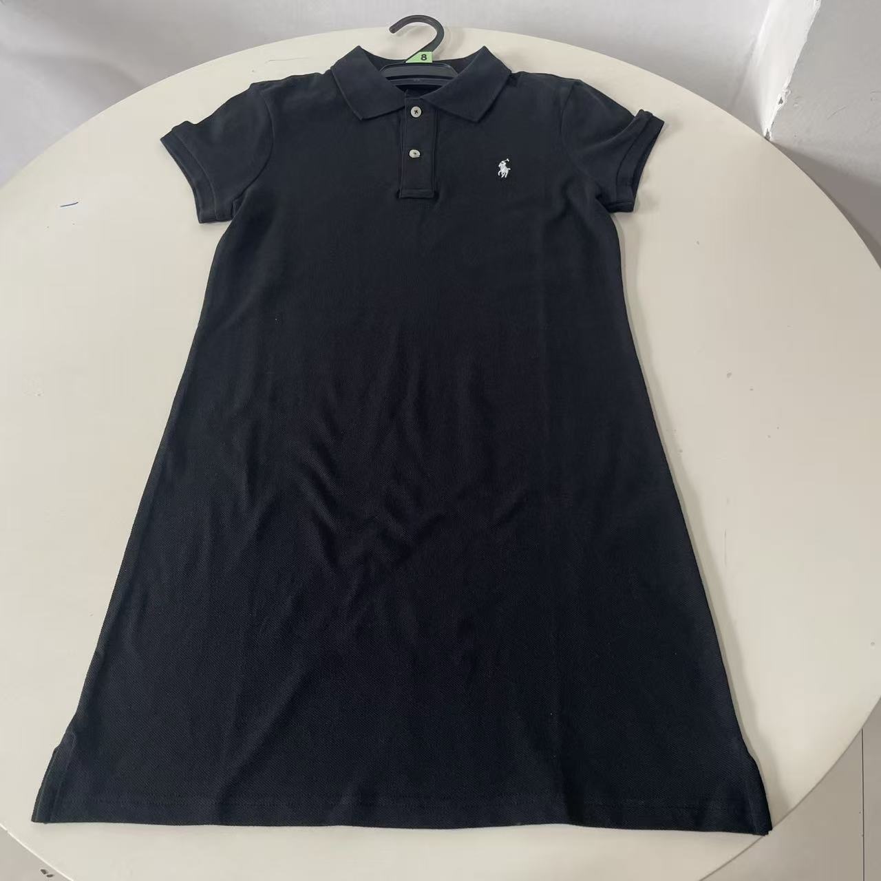 S23【精品高货】儿童连衣裙女童新款翻领短袖百搭简约气质0.2KG