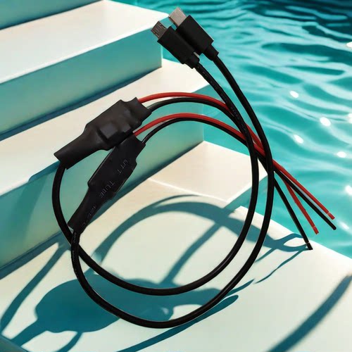 DC电瓶电池12V24V 9V转5V安卓Type-C插头USB电源变压器小体积直流