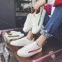 Mùa thu rừng uốn cong Giày bf gió gió Giày đế xuồng cá tính Hàn Quốc - Giày thấp giày thể thao nam adidas