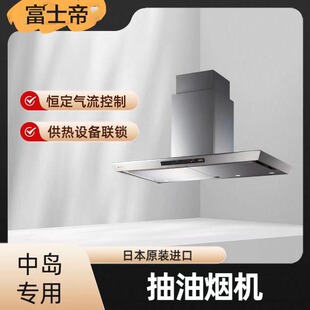 日本进口富士帝中岛岛台专用抽油烟机配件高性能宽1.2米Lorena