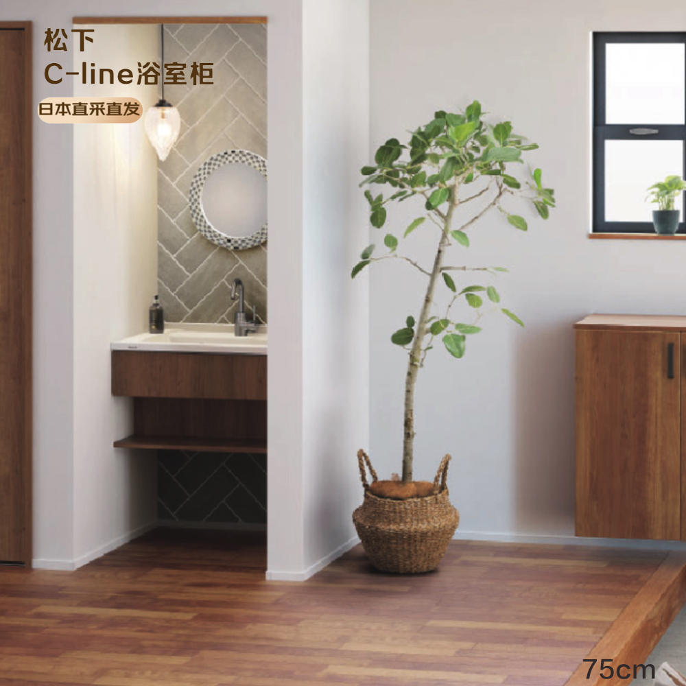 松下90cm贴墙型壁挂浴室柜