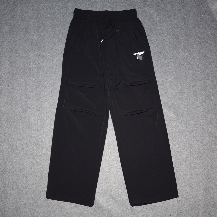 LDB男装春夏季薄卫裤 时尚印花休闲长裤 潮牌阔版速干面料裤子