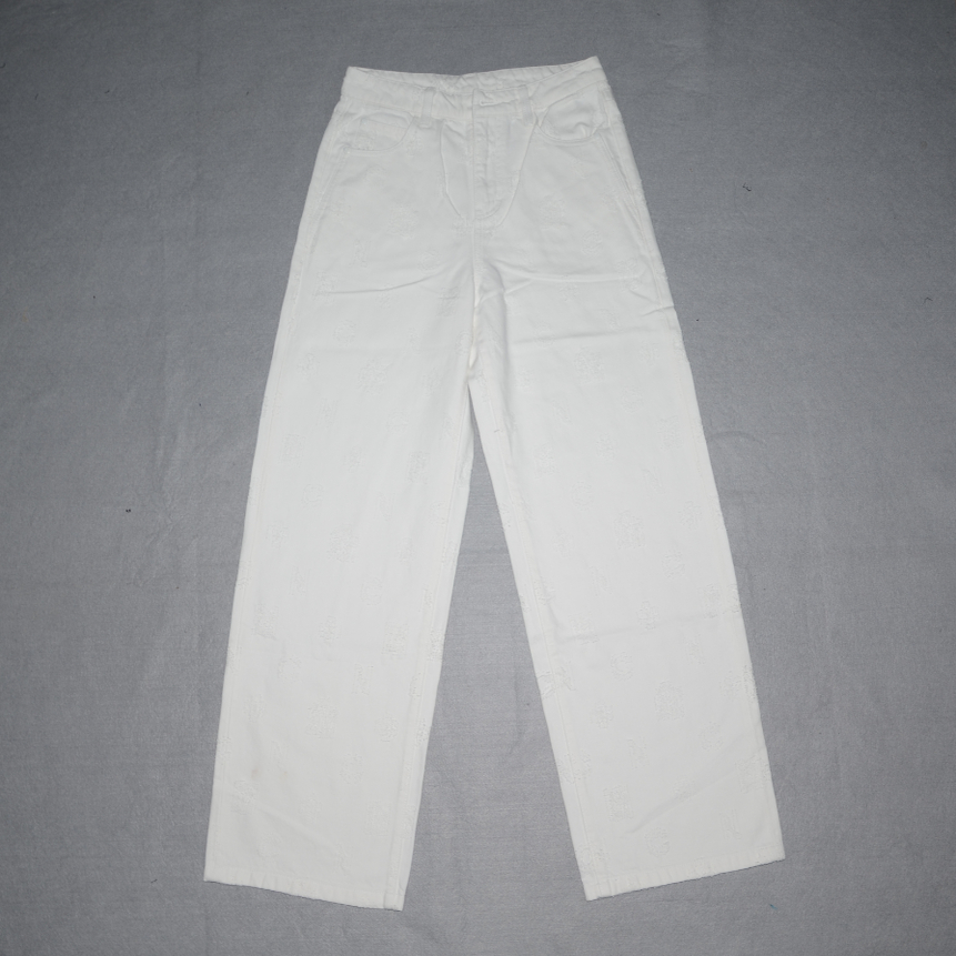 C女装春秋中厚休闲裤直筒裤子