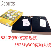 Deoiros秋冬女300克薄绒5820外穿小黑打底裤 一体一线加大5825踩脚