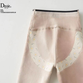 女保暖 700克防风冬暖裤 Deoiros加厚冬提臀外穿小黑裤 女5309九分裤