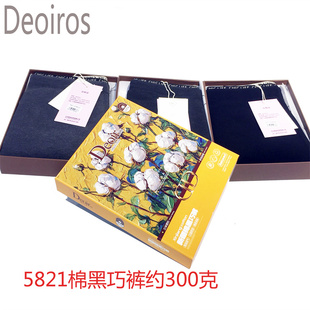 Deoiros立体塑型保暖5821薄绒个性腰边300克灰九分踩不掉打底裤女