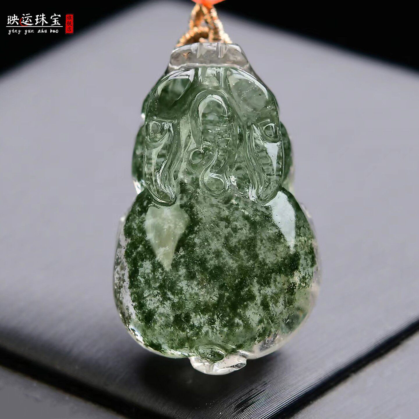 绿幽灵财运貔貅吊坠情侣招财皮丘