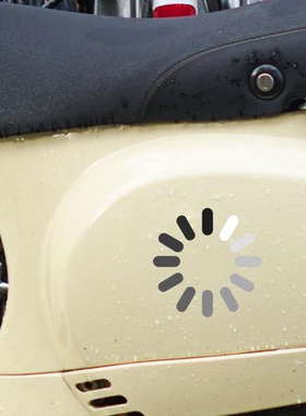 适用传祺GA3 5 4/GA6哈弗H3 H2加载中loading汽车贴纸卡顿缓冲标