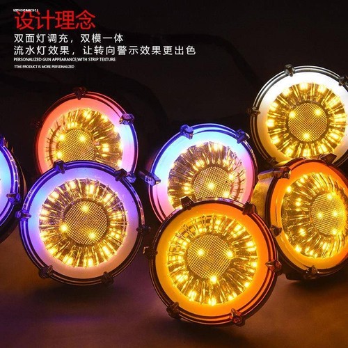 适配新日GF6Q5-22K5K7F5K2Q6LED灯改装车灯12V辅助灯日行灯警示