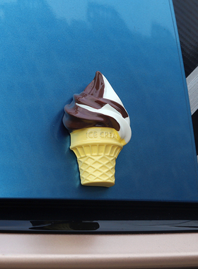 适用传祺GA3 5 4/GA6哈弗H3 H2掉落的冰淇淋摆件汽车外装饰小配