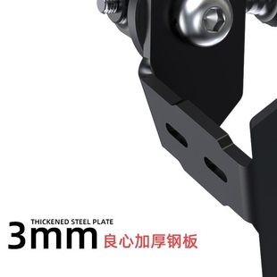 适用于川崎Ninja650 后视镜记录仪固定支架 400运动相机支架改装