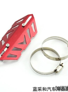 适配标致SPEEDFIGHT4配件改装前减震装饰 排气管防烫 叉盖个性通