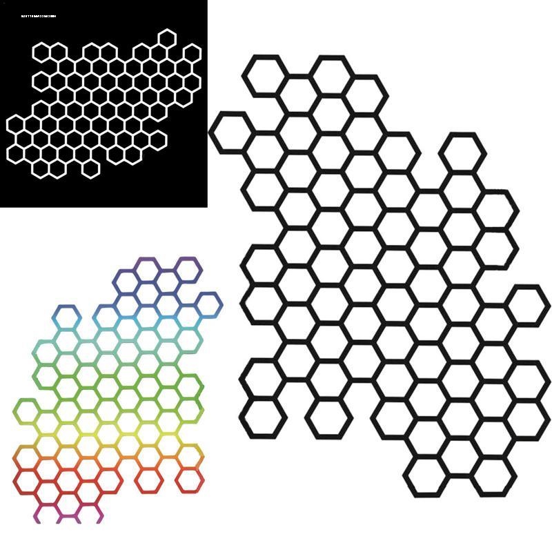 适用宝马C400X/C400GT反光蜂窝车贴贴个性蜂巢创意格子贴纸