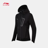 Li Ning Women 18 mùa xuân mới chạy loạt áo dài tay phù hợp với áo khoác trùm đầu áo khoác thể thao áo gió AFDN014 - Áo gió thể thao áo khoác gió nữ cao cấp